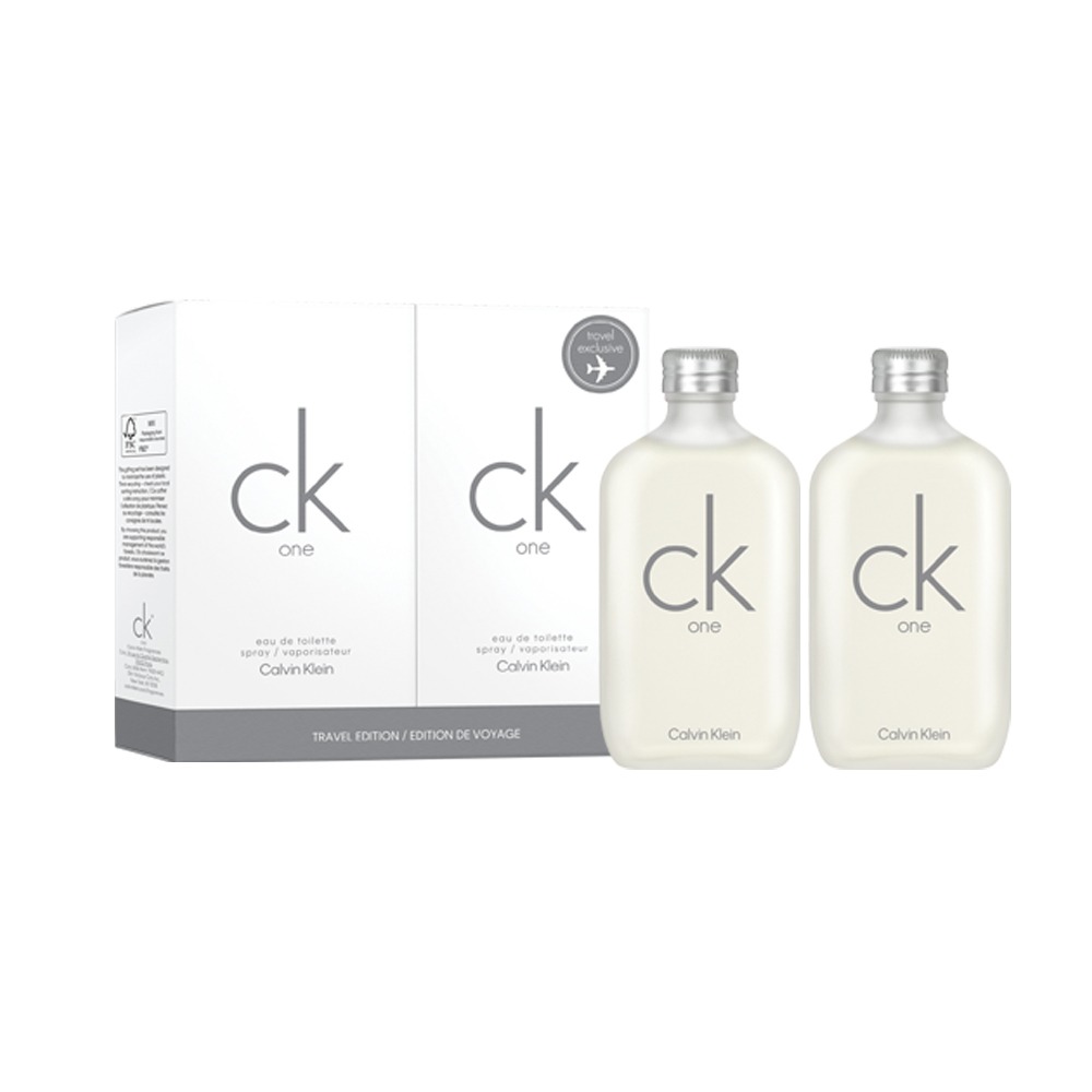 CK One EDT Duo (100ml x 2) – Travel Retail Exclusive