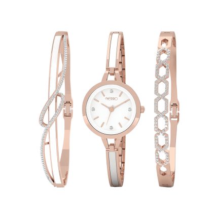 Fierro Allure Watch and Double Bangle Set