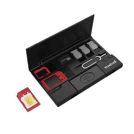 Travelmall Sim Card Organizer With Type C OTG Reader