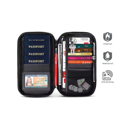 Ìfly Travel Wallet - BLACK