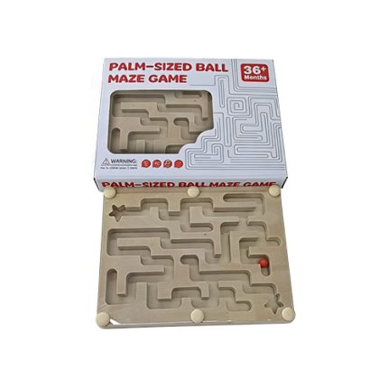 Palm-sized Bead Maze Game