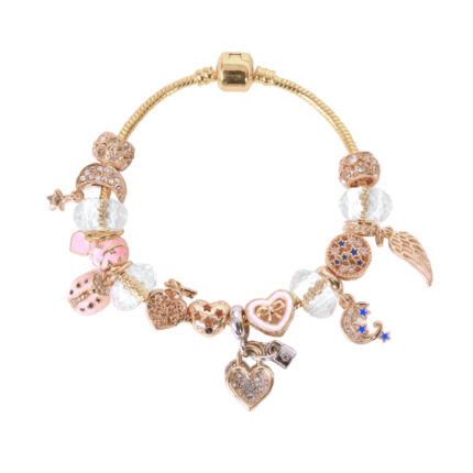 Tres Jolie Charms Bracelet - Gold